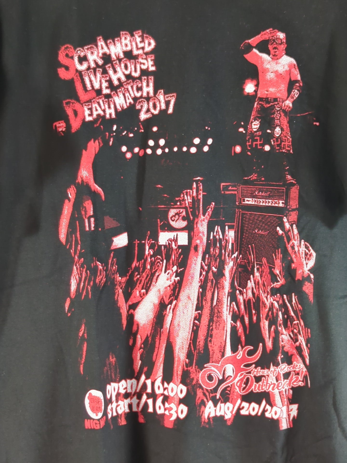SCRAMBLED LIVE HOUSE DEATHMATCH 2017 Tシャツ