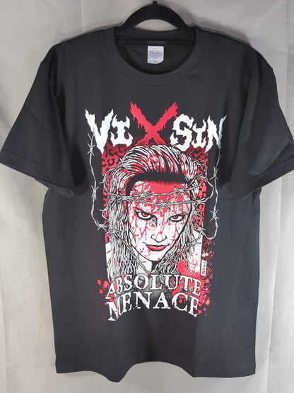 Bixin "ABSOLUTE MENACE" illustration T-shirt