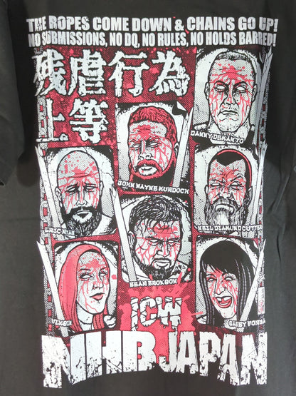 ICW NHB JAPAN "Cruelty Superior" Illustration T-Shirt