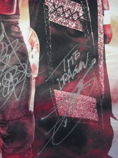 [BUSHI & Shingo Takagi 2 hand signed autographs ] L.I.J B2 Tapestry(1)