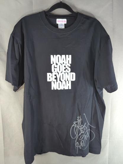 【中嶋勝彦 直筆サイン入り】NOAH×PHOTO THE LIVE! ｢NOAHはNOAHを超えて行く」Tシャツ(ブラック)