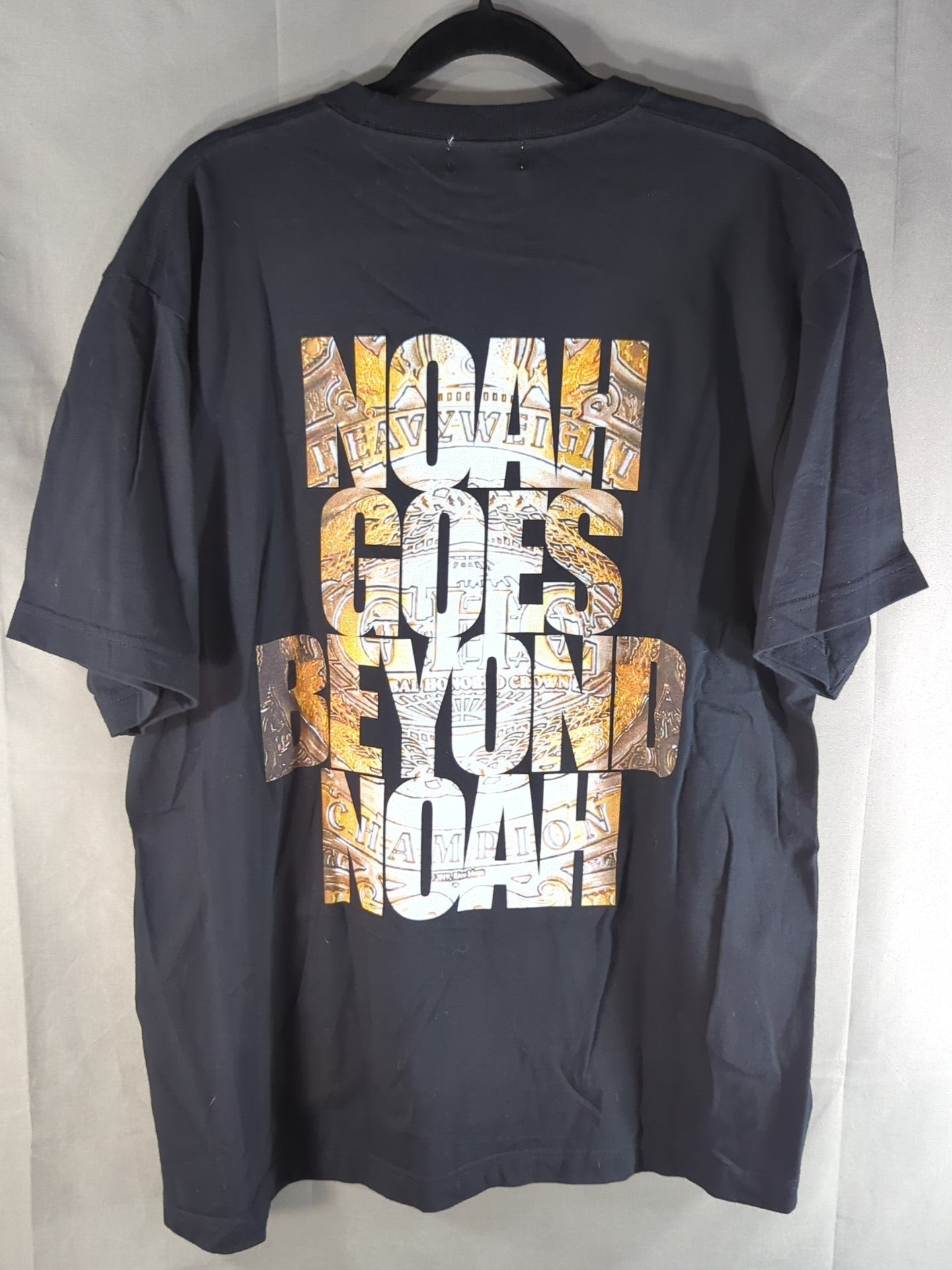 【中嶋勝彦 直筆サイン入り】NOAH×PHOTO THE LIVE! ｢NOAHはNOAHを超えて行く」Tシャツ(ブラック)