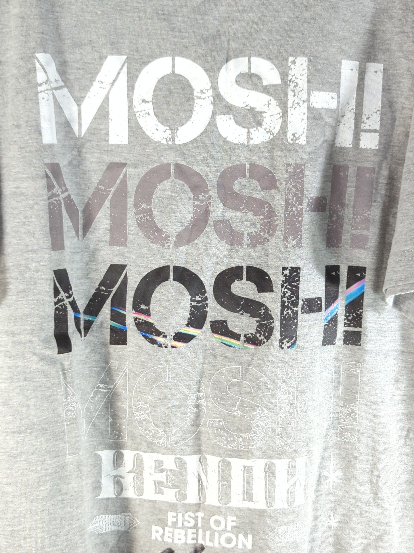 【直筆サイン入り】拳王「MOSHI!」Tシャツ(オールレベリオンver.)