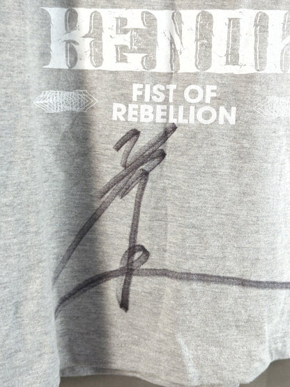 【直筆サイン入り】拳王「MOSHI!」Tシャツ(オールレベリオンver.)