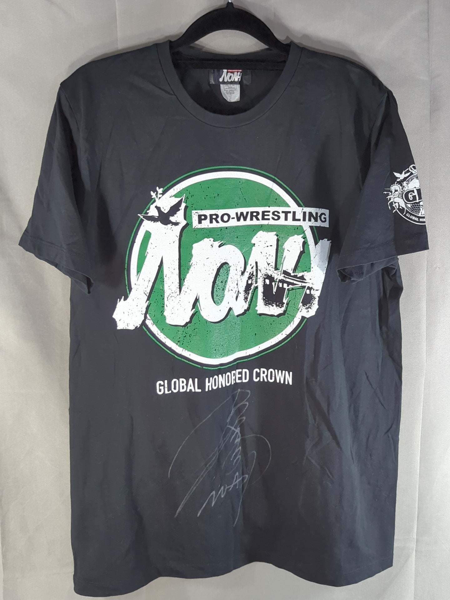 【丸藤正道 直筆サイン入り】GLOBAL HONORED CROWN Tシャツ