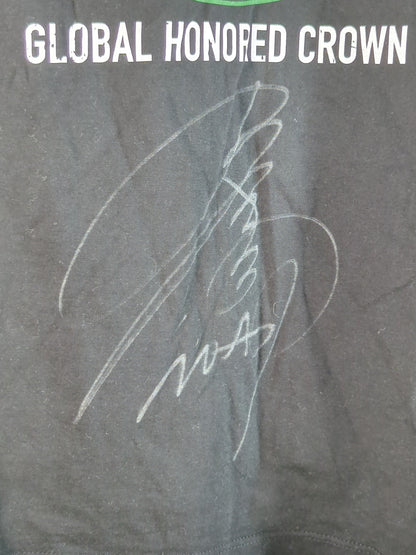 【丸藤正道 直筆サイン入り】GLOBAL HONORED CROWN Tシャツ