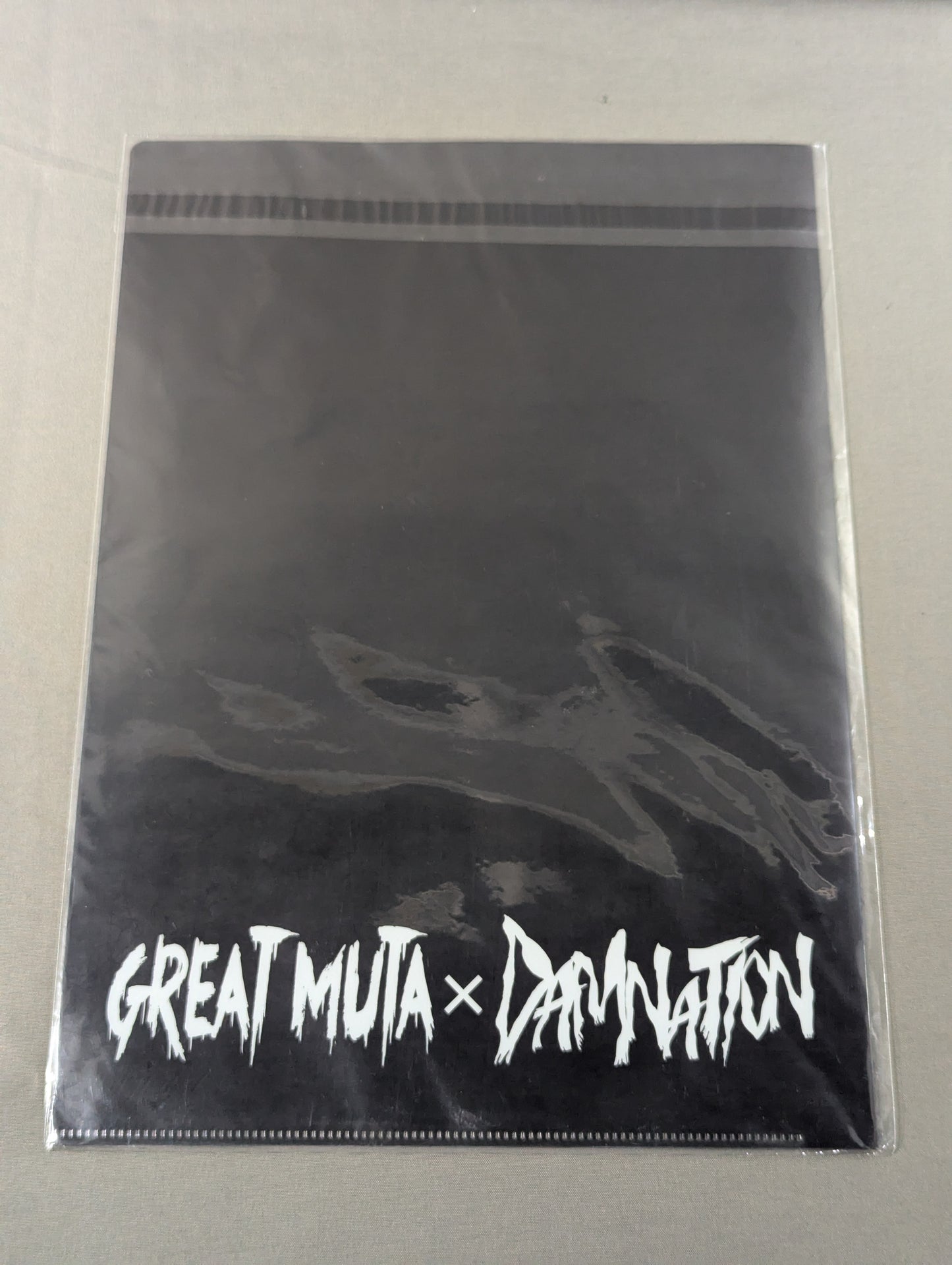 Great  Muta×DAMNATION plastic file folder 