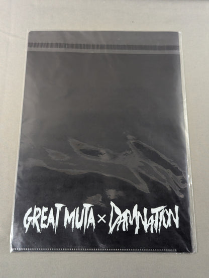 Great  Muta×DAMNATION plastic file folder 
