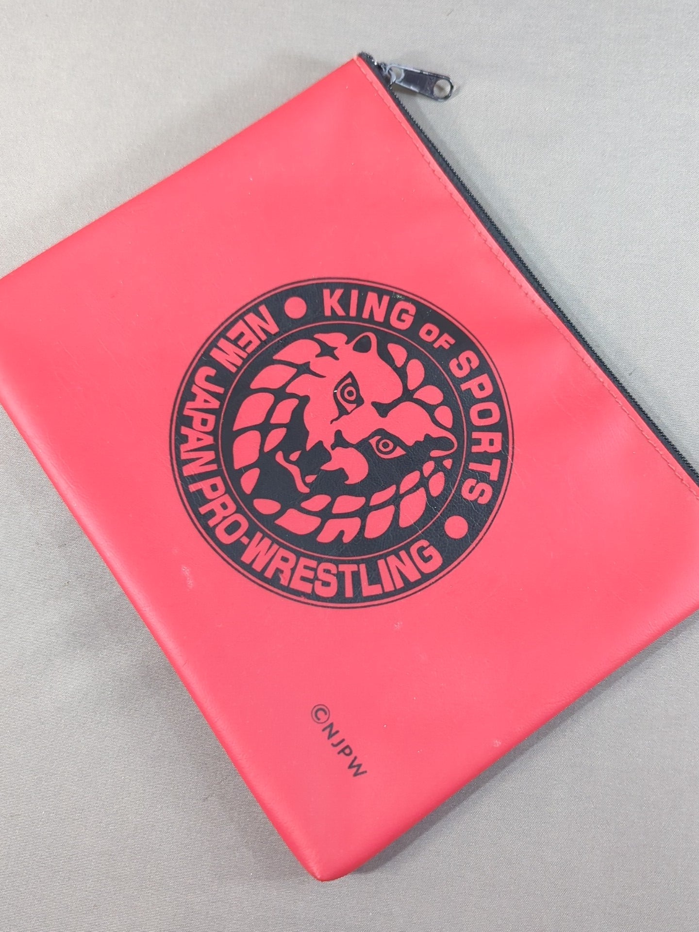 Lion Mark  PVCmini bag  (Red)