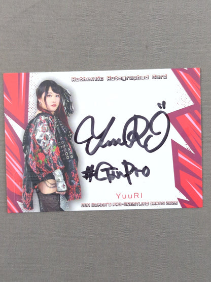2025 BBM YuuRI Official Autographed Card