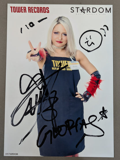 スターダム×TOWER RECORDS ジュリア ポートレート 2023
