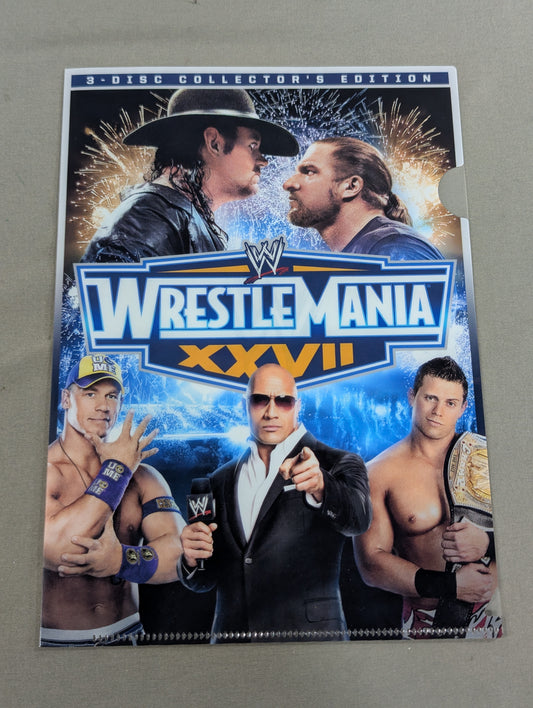 WWE WRESTLEMANIA 27 クリアファイル