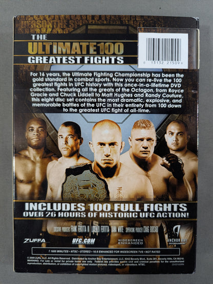 UFC THE ULTIMATE 100 GREATEST FIGHTS