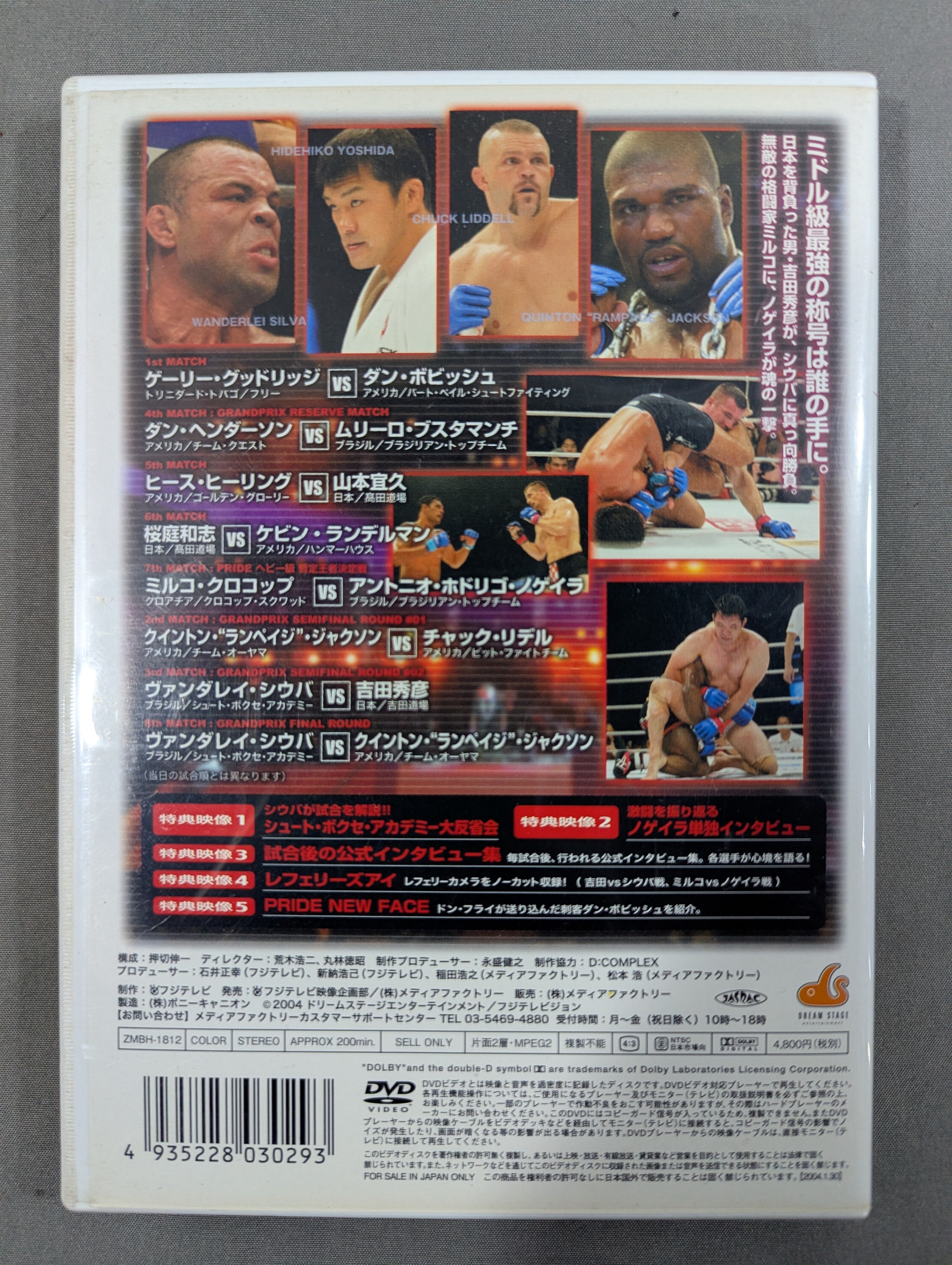 PRIDE GP 2003 決勝戦 ☆FINAL ROUND MIDDLEWEIGHT☆ – 闘道館