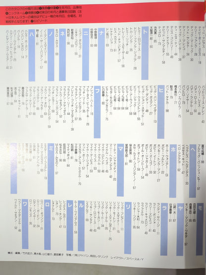 Gong Extra Issue 91 Pro Wrestling  All-Star SUPER Catalog
