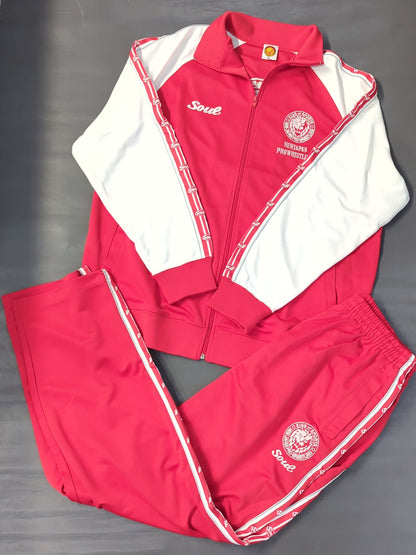 新日本プロレス×SOUL セットアップジャージ(レッド×ホワイト)