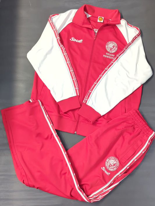 新日本プロレス×SOUL セットアップジャージ(レッド×ホワイト)