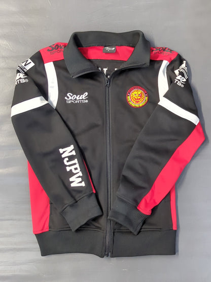 新日本プロレス×SOUL セットアップジャージ(ブラック×レッド)
