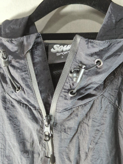 新日本プロレス×SOUL ナイロンウィンドブレーカー(ブラック)