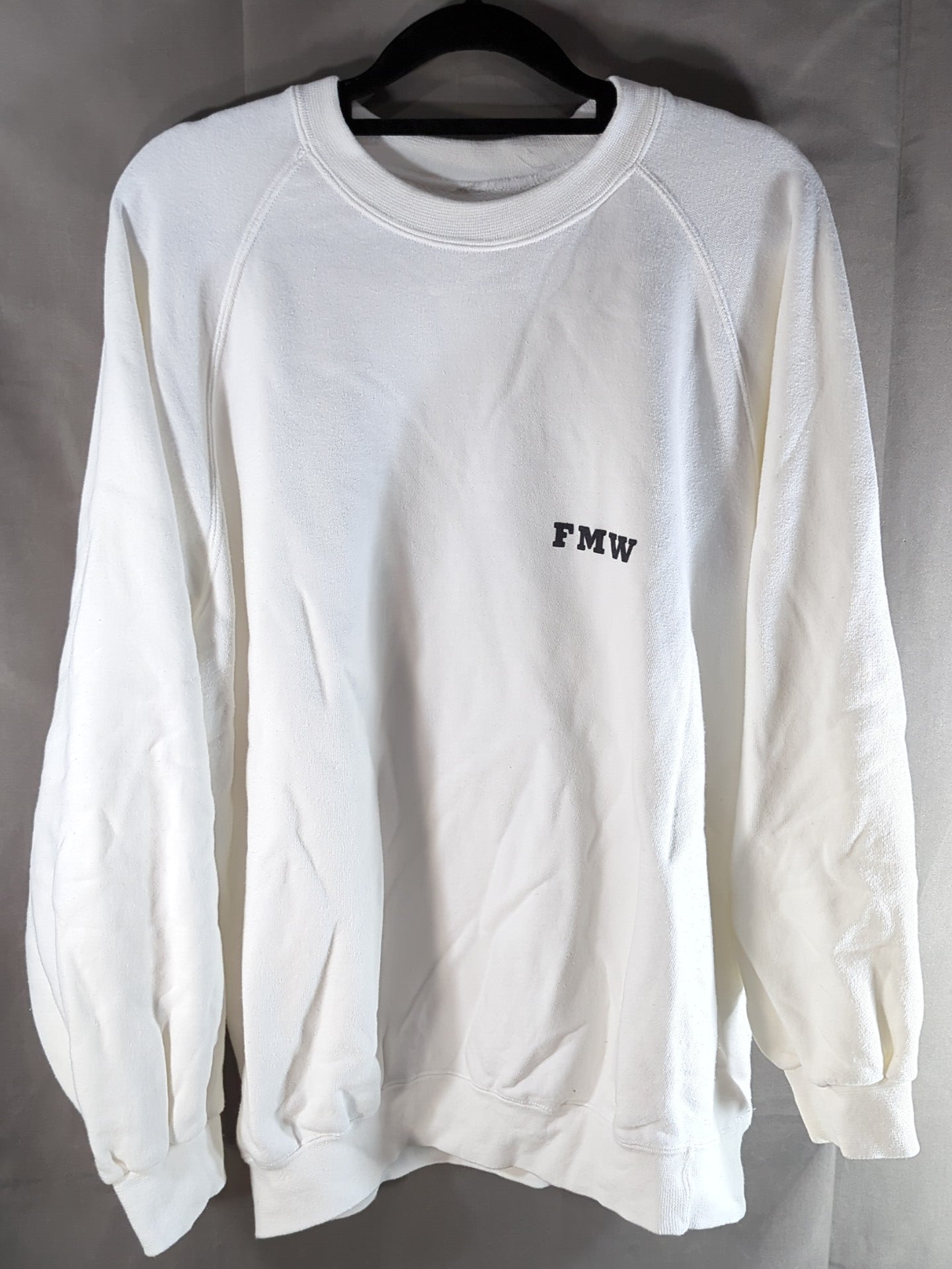 FMW「1st ANNIVERSARY」トレーナー(ホワイト)