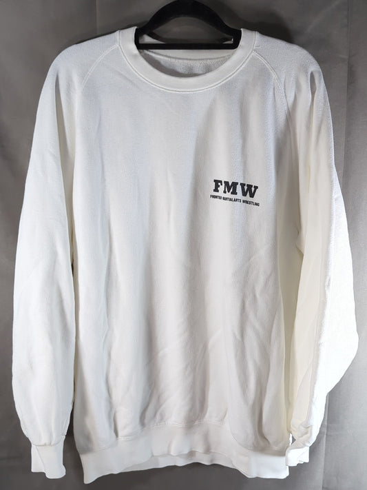 FMW ロゴトレーナー(ホワイト)