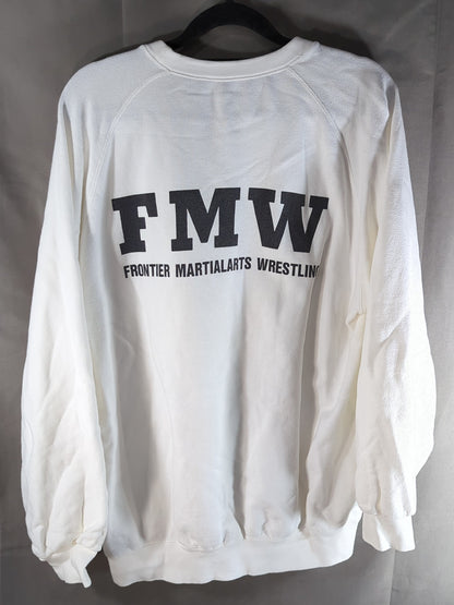 FMW ロゴトレーナー(ホワイト)