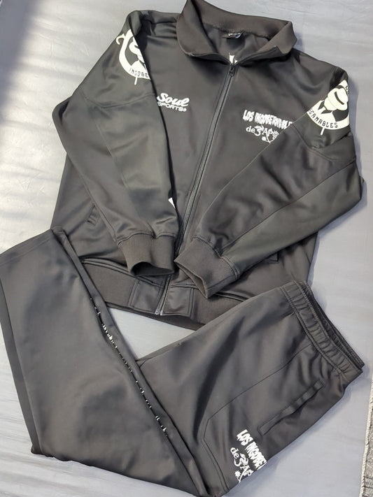 L・I・J×SOUL セットアップジャージ(ブラック×ホワイト)