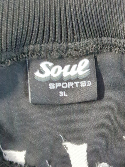 L・I・J×SOUL セットアップジャージ(ブラック×ホワイト)