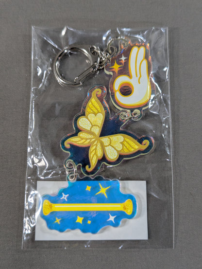 NATSUPOI  3-Strand Acrylic Key Chain (Poi Fes vol.1)
