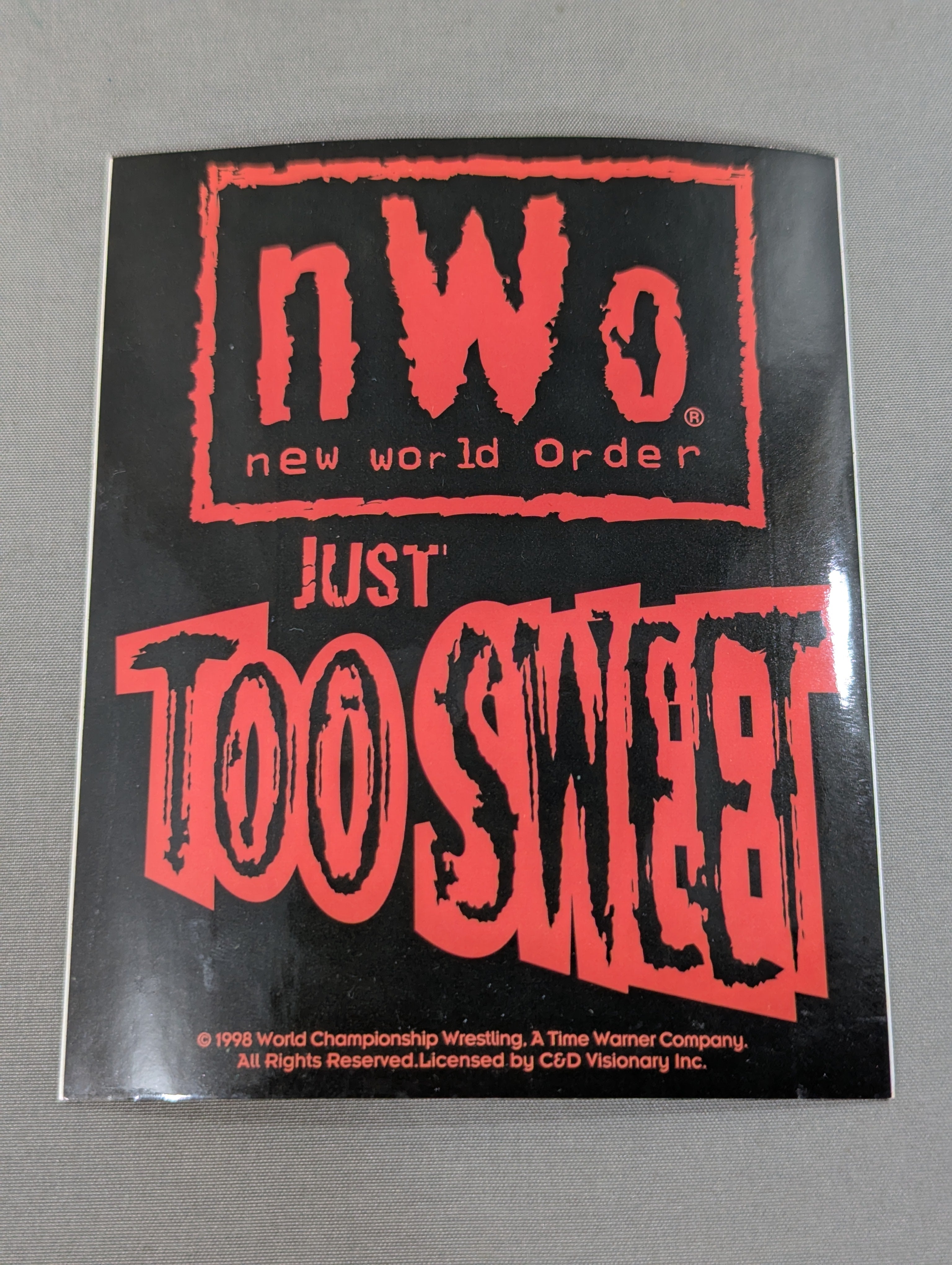nWo JUST TOO SWEET ステッカー – 闘道館