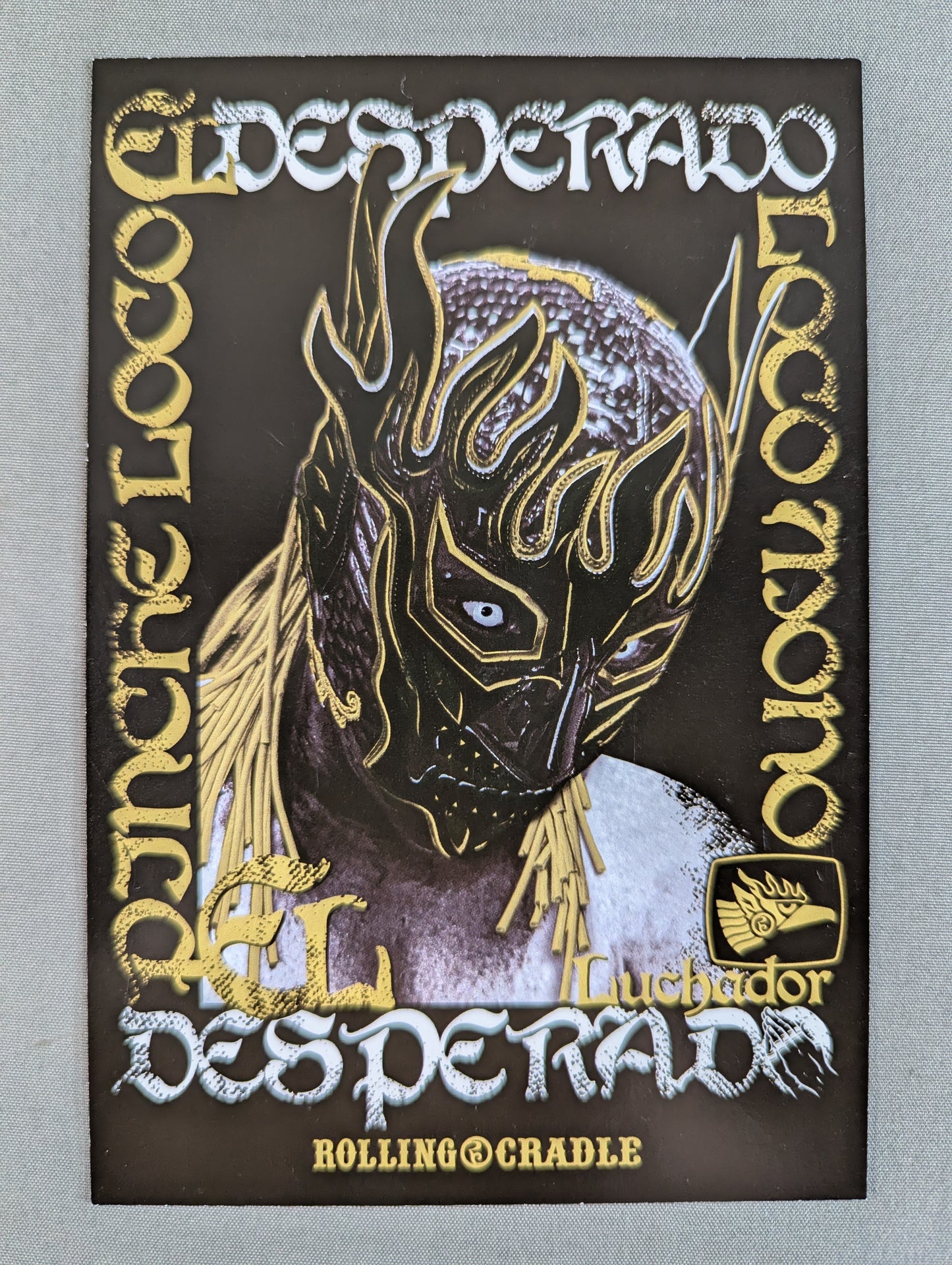 ★ ★ not sold in stores  El Desperado×ROLLING CRADLE Postcard (Black)