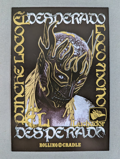 ★ ★ not sold in stores  El Desperado×ROLLING CRADLE Postcard (Black)