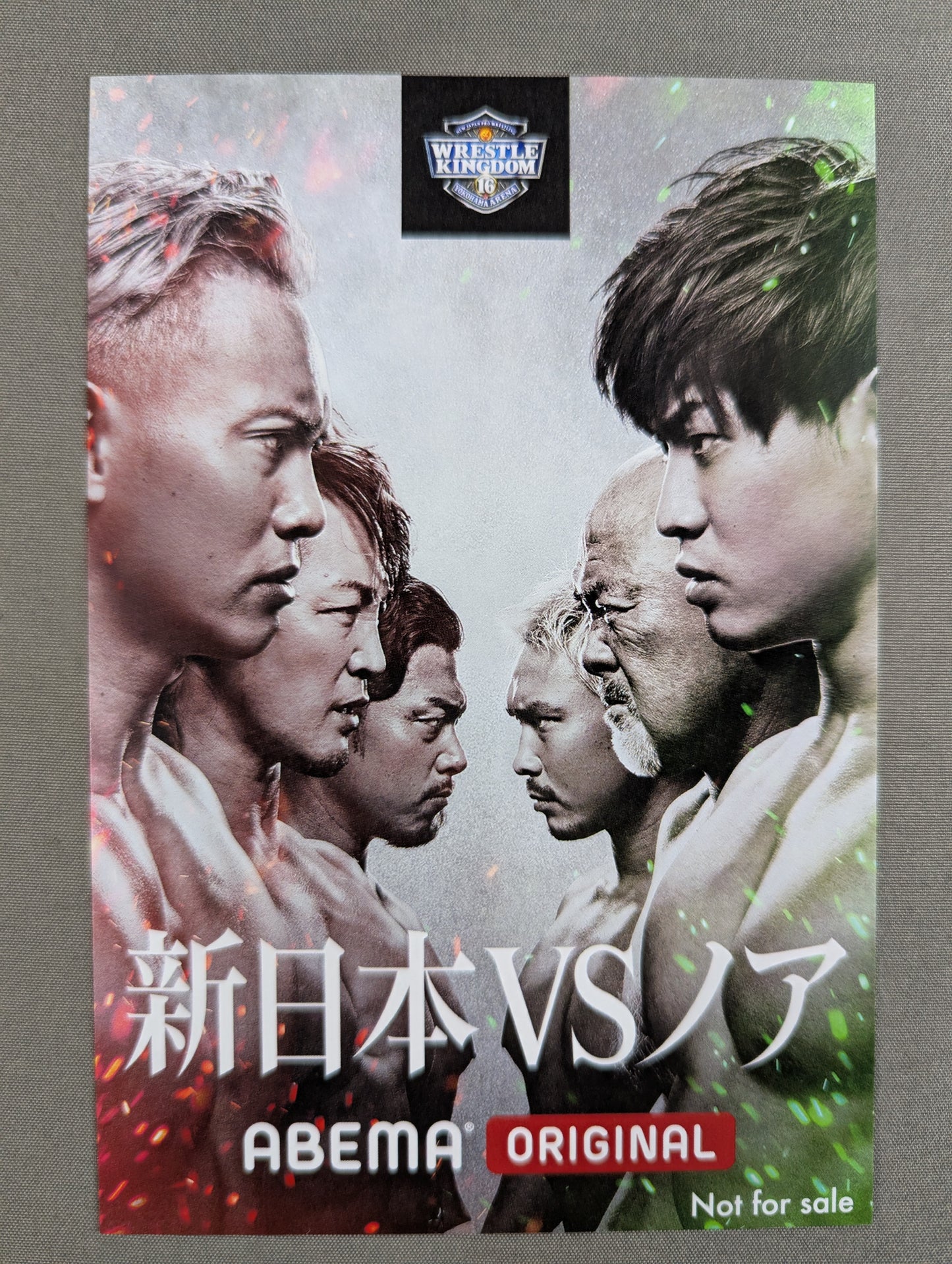 WRESTLE KINGDOM16 "New Japan Pro Wrestling  vs Noah" Postcard