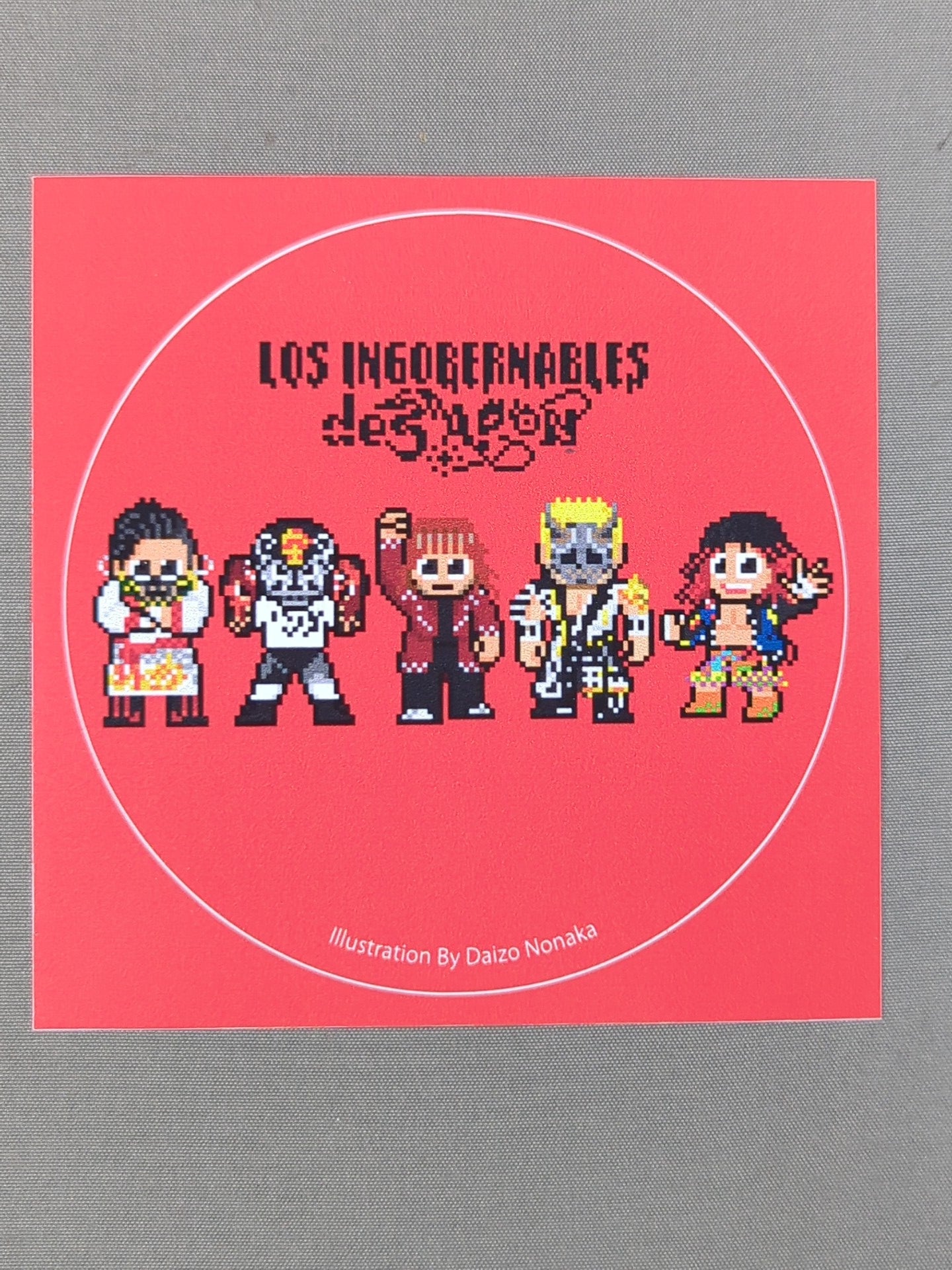 LOS INGOBERNABLES de JAPON  "dots wrestler" sticker
