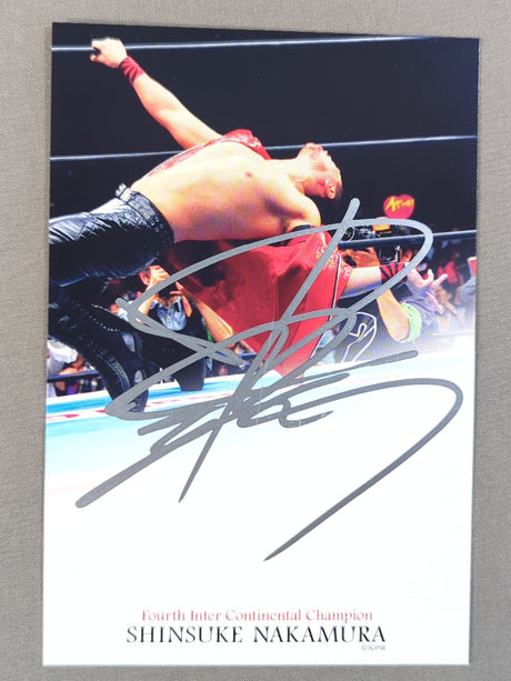 【直筆サイン入り】中邑真輔 ポストカード