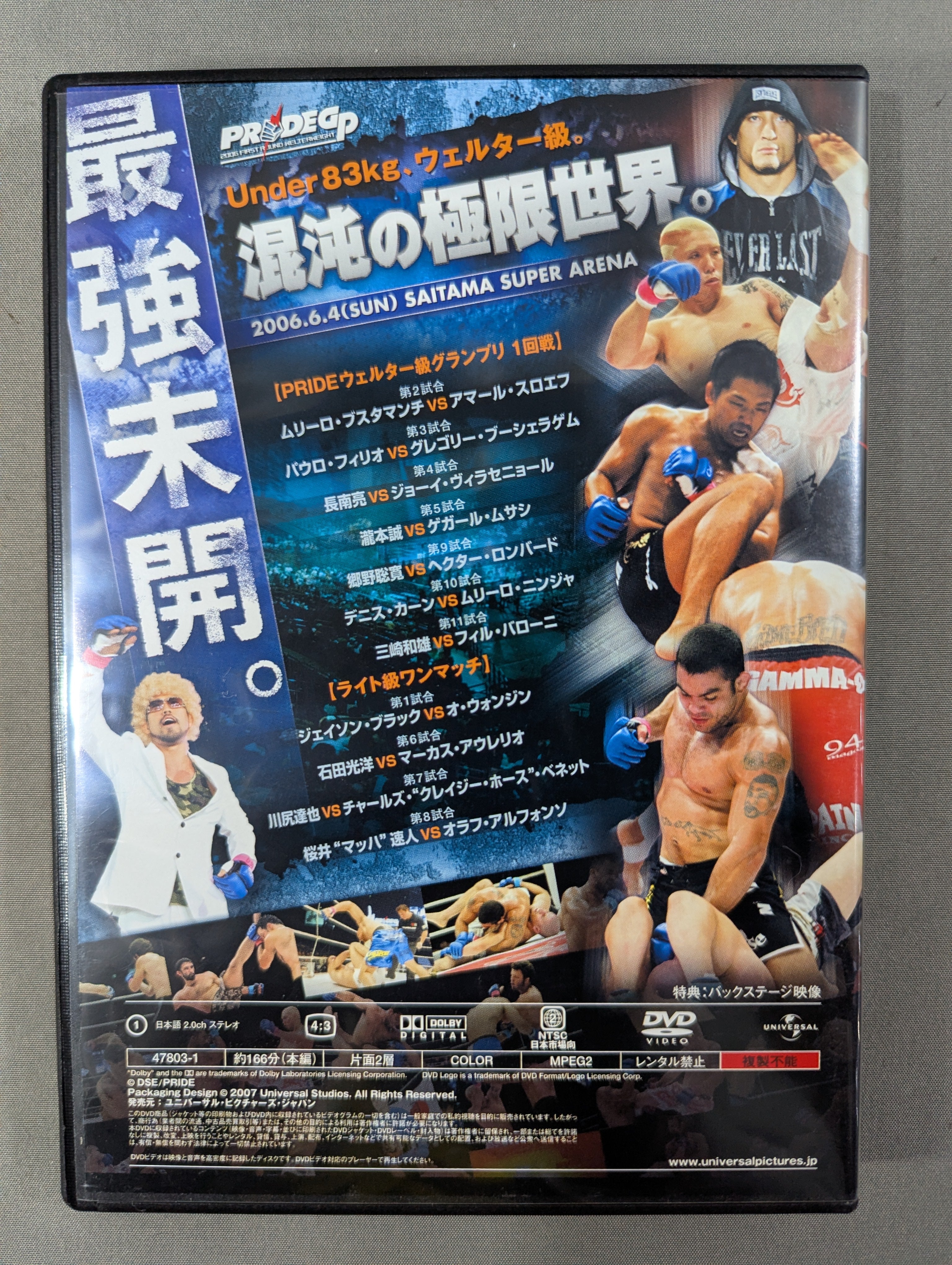 PRIDE 武士道 -其の十一- ☆PRIDE GP 2006 WELTER WEIGHT FIRST ROUND
