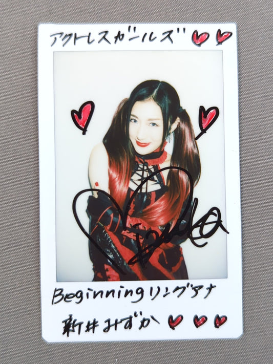 2020 BBM 新井みずか 公式チェキカード