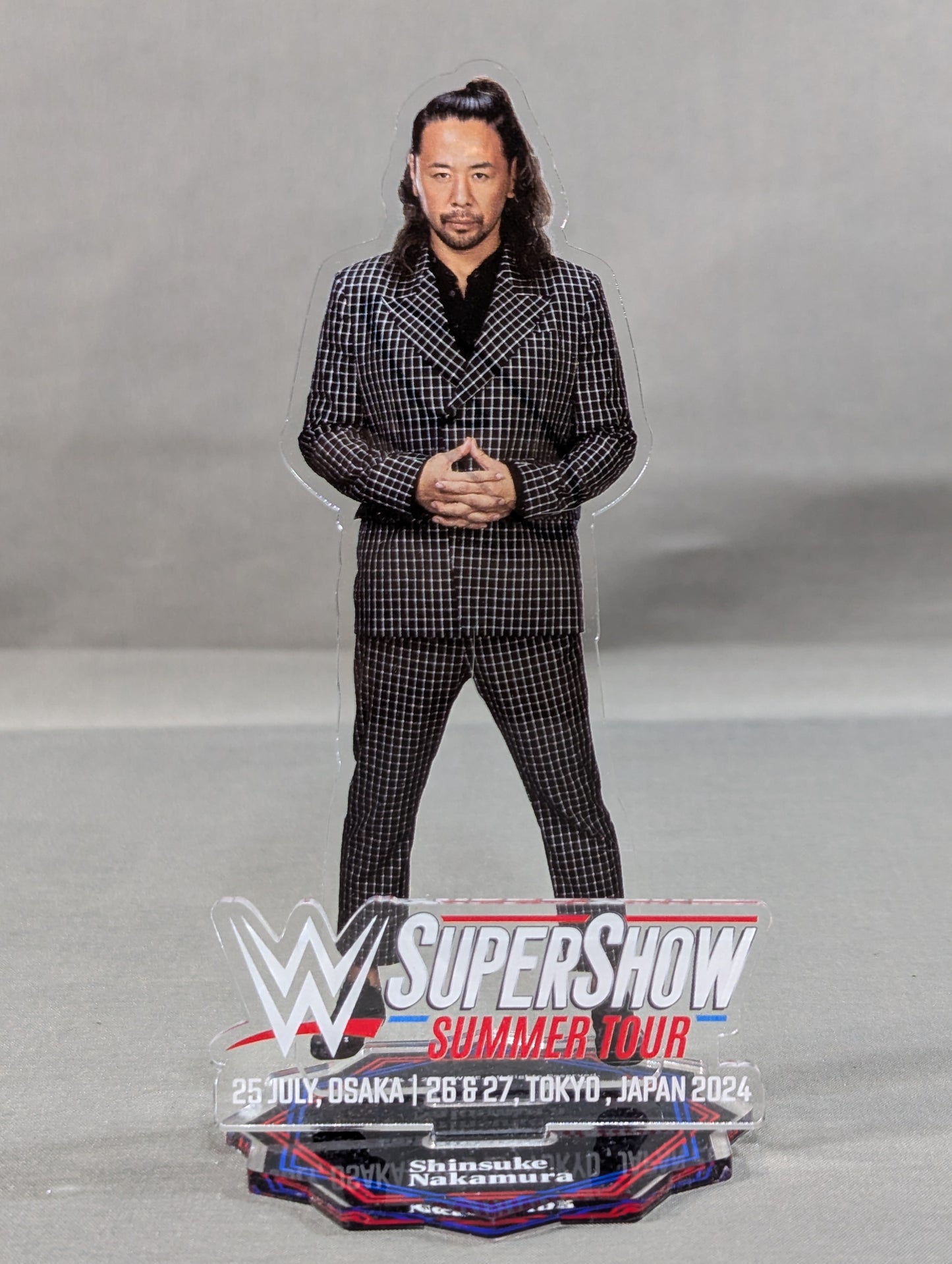 【直筆サイン入り】中邑真輔 2024 WWE SUPERSHOW アクリルスタンド