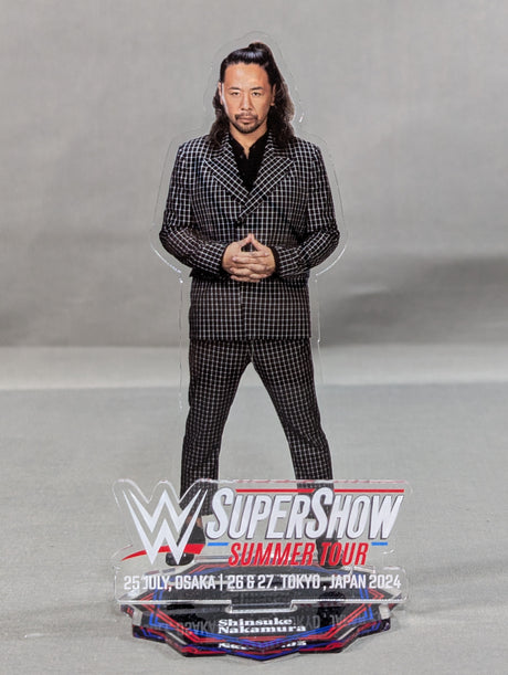 【直筆サイン入り】中邑真輔 2024 WWE SUPERSHOW アクリルスタンド