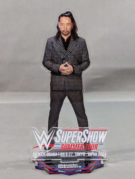 【直筆サイン入り】中邑真輔 2024 WWE SUPERSHOW アクリルスタンド