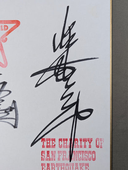 ★ Brother-in-law duo ★ Giant Baba & Rasher Kimura (89 Real World Tag League ) Shikishi ( Autograph board ) )