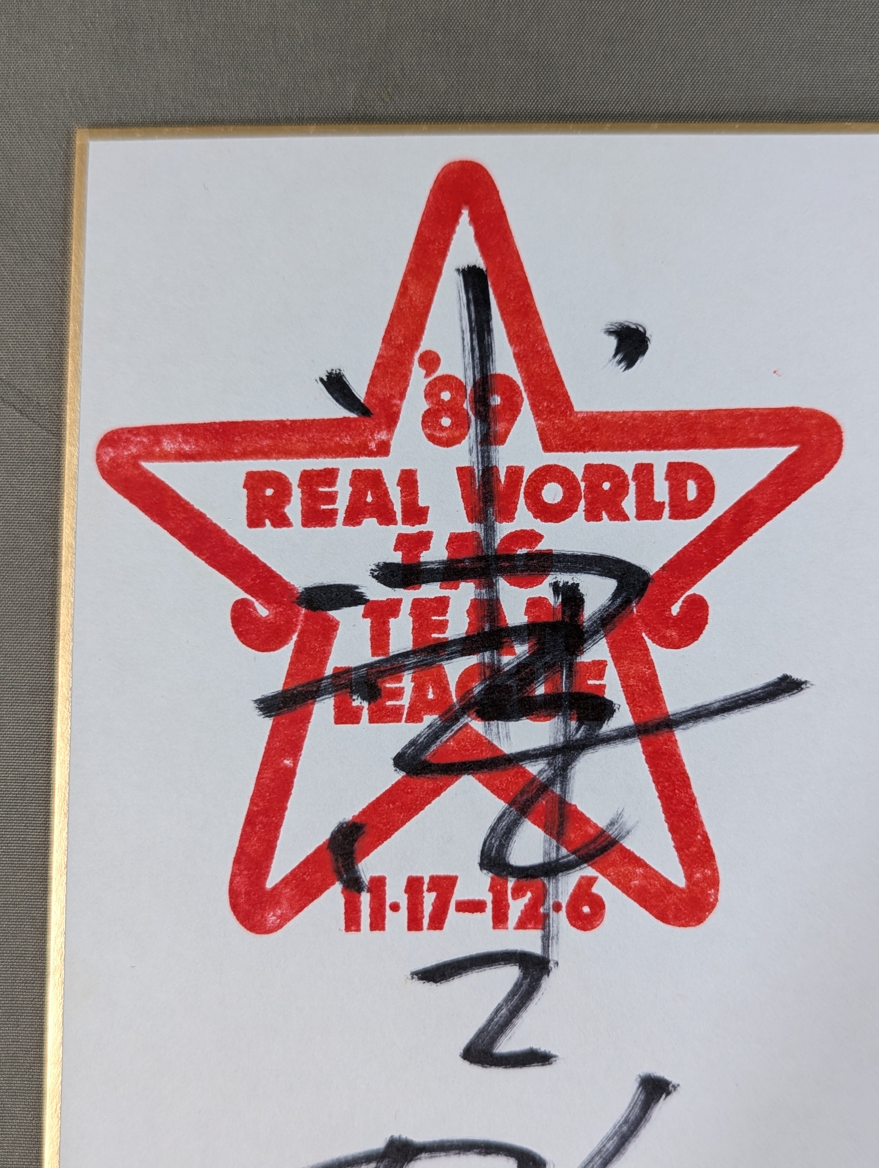 チャイニーズ・カンフー　EPレコード＆ジャンボ鶴田　サイン ☆五輪コンビ☆ ジャンボ鶴田＆谷津嘉章(89世界最強タッグ色紙) – 闘道館