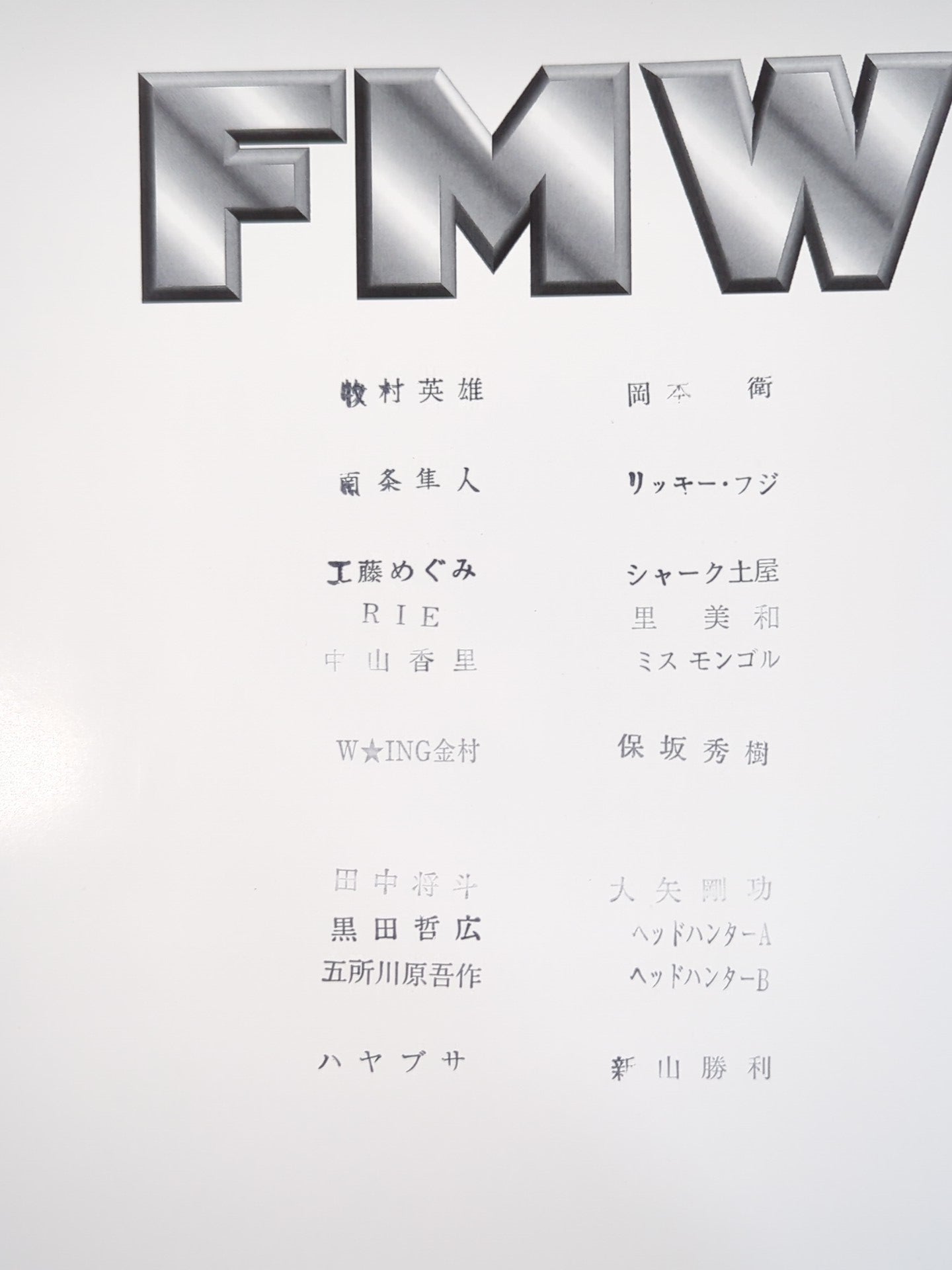 FMW / OFFICIAL GUIDE BOOK Special 1996～1997 – 闘道館