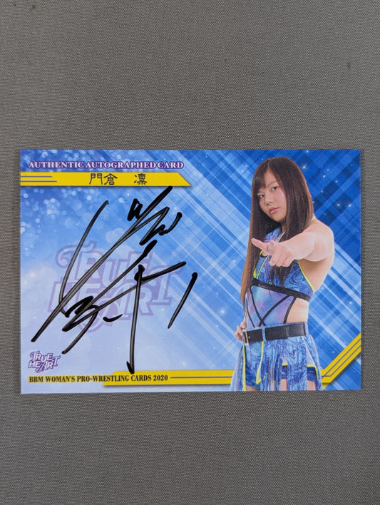 2020 BBM 門倉凛 公式サインカード