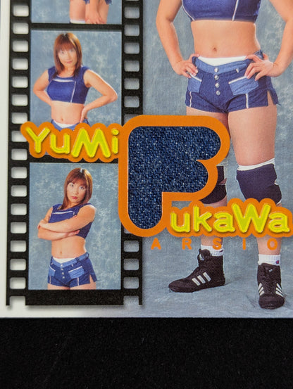 2001 BBM trading card magazine Yumi Fukawa  Official Costume Card