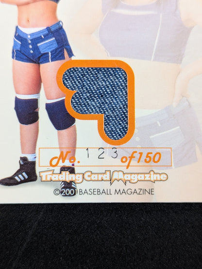2001 BBM trading card magazine Yumi Fukawa  Official Costume Card