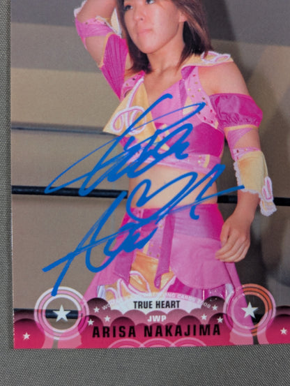 2009 BBM 中島安里紗 公式サインカード