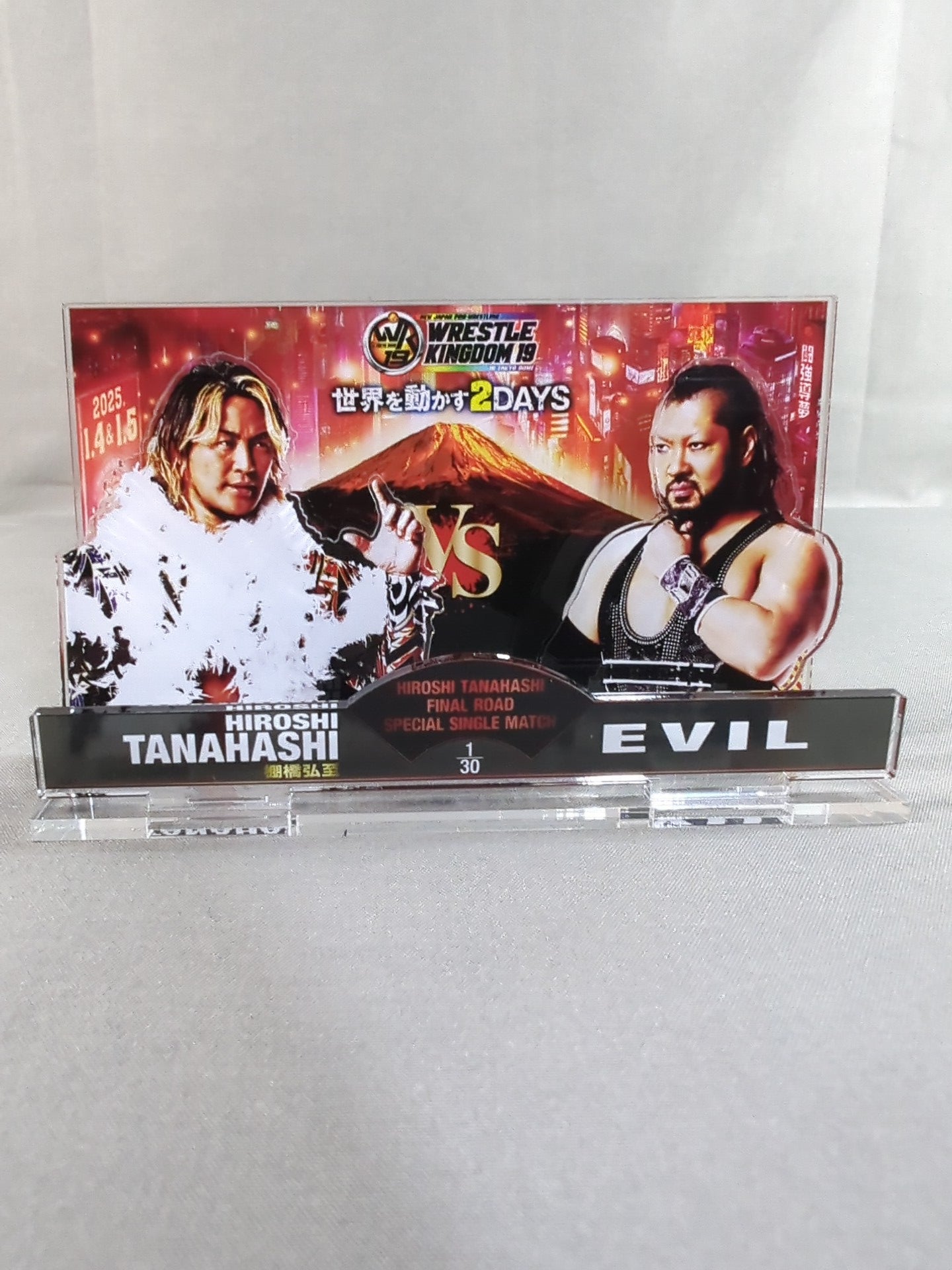 棚橋弘至 vs EVIL WRESTLE KINGDOM 19 対戦記念アクリルスタンド