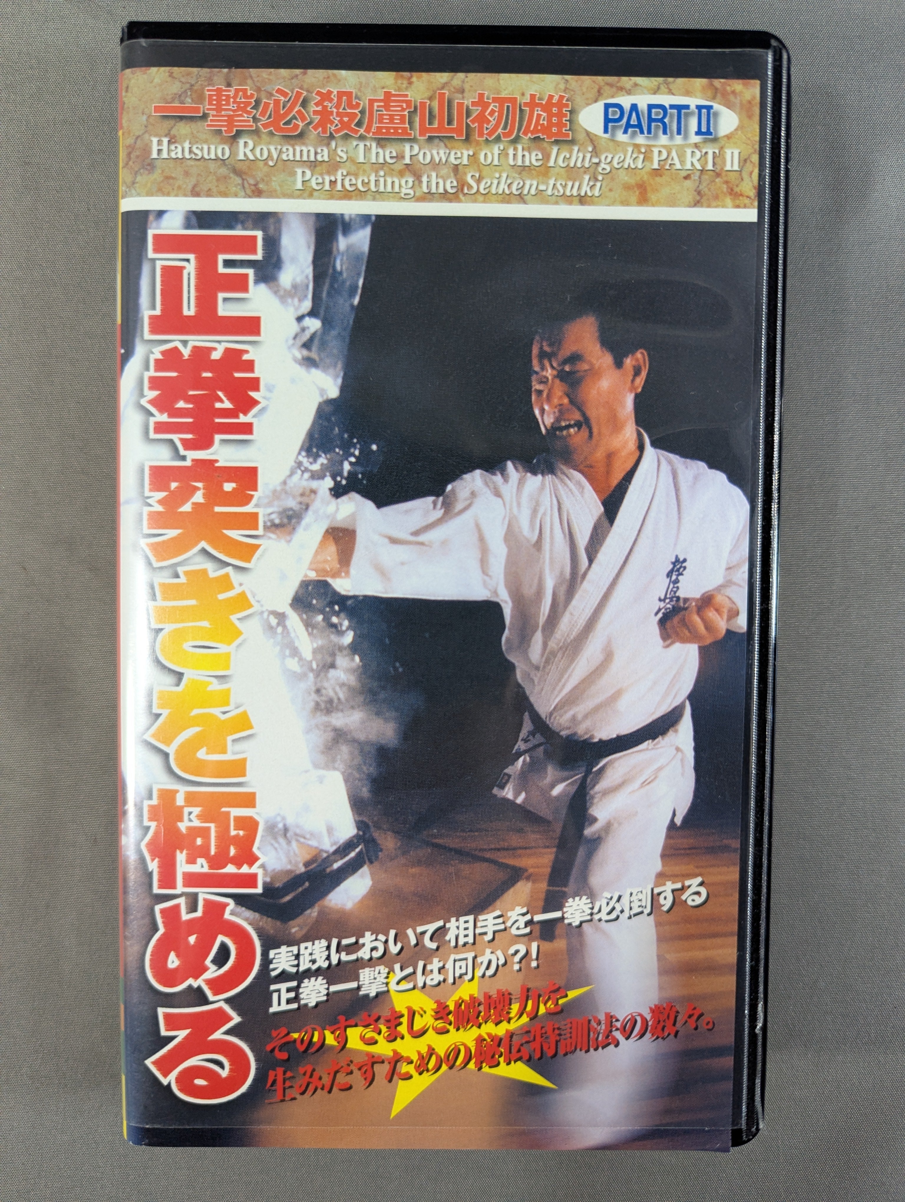 一撃必殺 盧山初雄 PARTⅡ ☆正拳突きを極める☆ – 闘道館