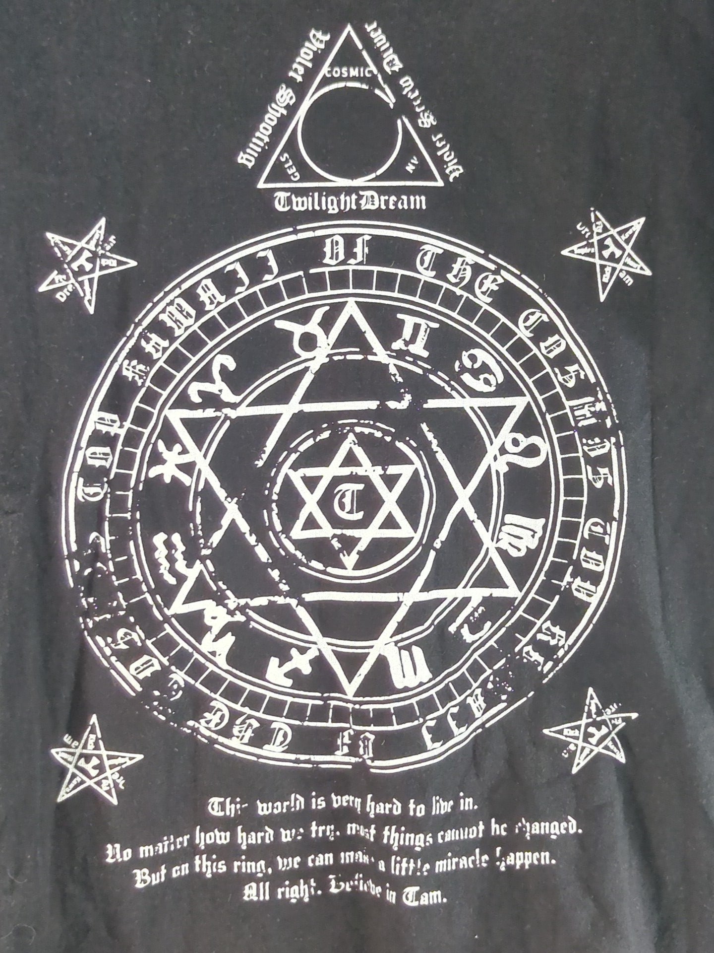 中野たむ「MAGIC CIRCLE」Tシャツ